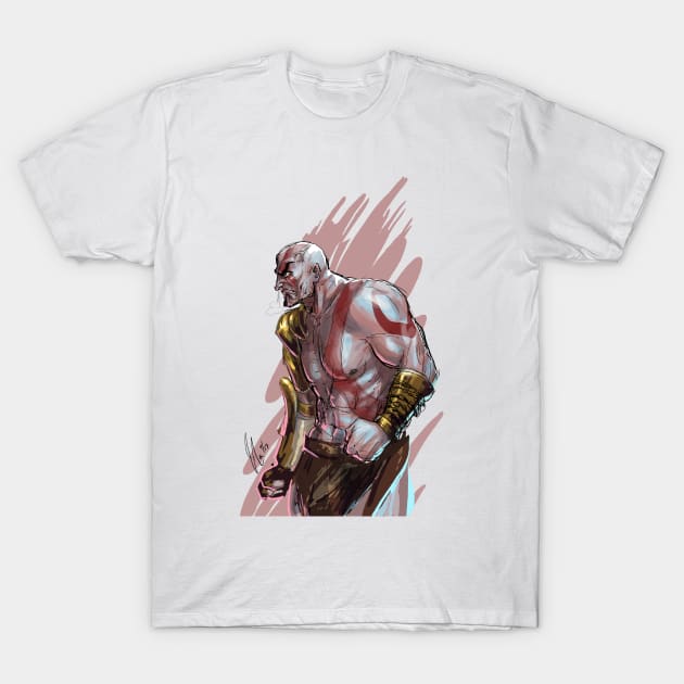 God of Frown Lines T-Shirt by CandaceAprilLee